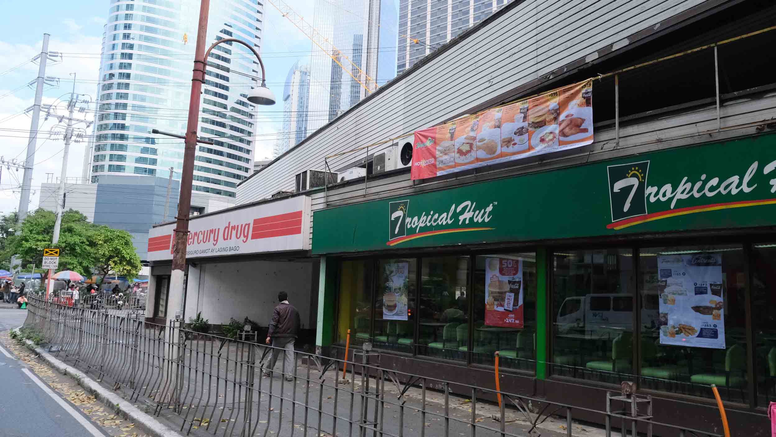 mercury drug and tropical hut